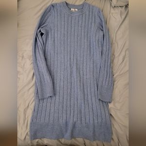 Soft Blue Gap Sweater Dress